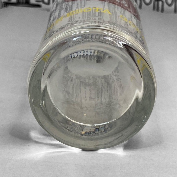 Vintage 1960s Minnesota University Gophers Drinking Glass Seal Tumbler 12 OZ - Picture 10 of 12